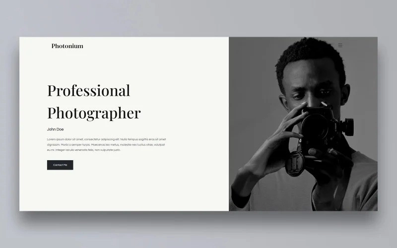 Photonium Photographer Portfolio Wordpress Theme Wordpress Theme 1.0