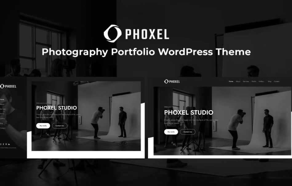 Phoxel Photography Portfolio Wordpress Theme 1.0