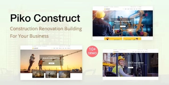 Piko Construct Construction Wordpress Theme 2.6