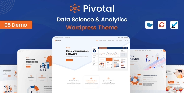 Pivotal Data Science & Analytics Wordpress Theme 1.2