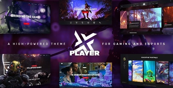 Playerx A High Powered Theme For Gaming And Esports 2.1