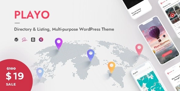 Playo Directory & Listing, Multi Purpose Wordpress Theme 1.0.4