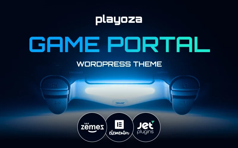 Playoza Esports, Game Portal Wordpress Theme 1.0.1