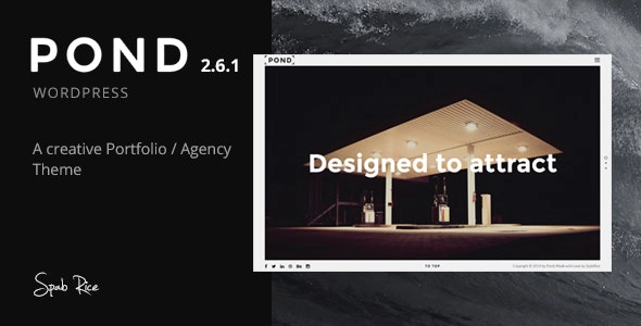 Pond Creative Portfolio / Agency Wordpress Theme 2.6.1