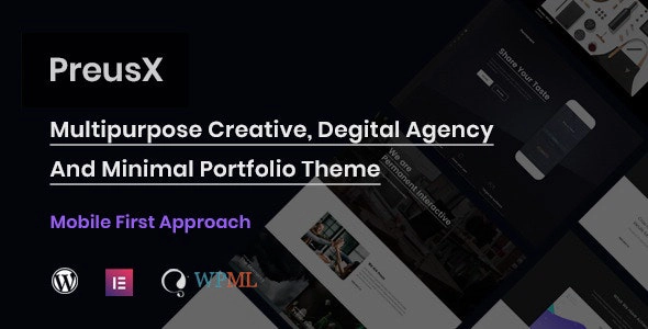 Preusx Digital Agency And Portfolio Wordpress Theme 1.3.0