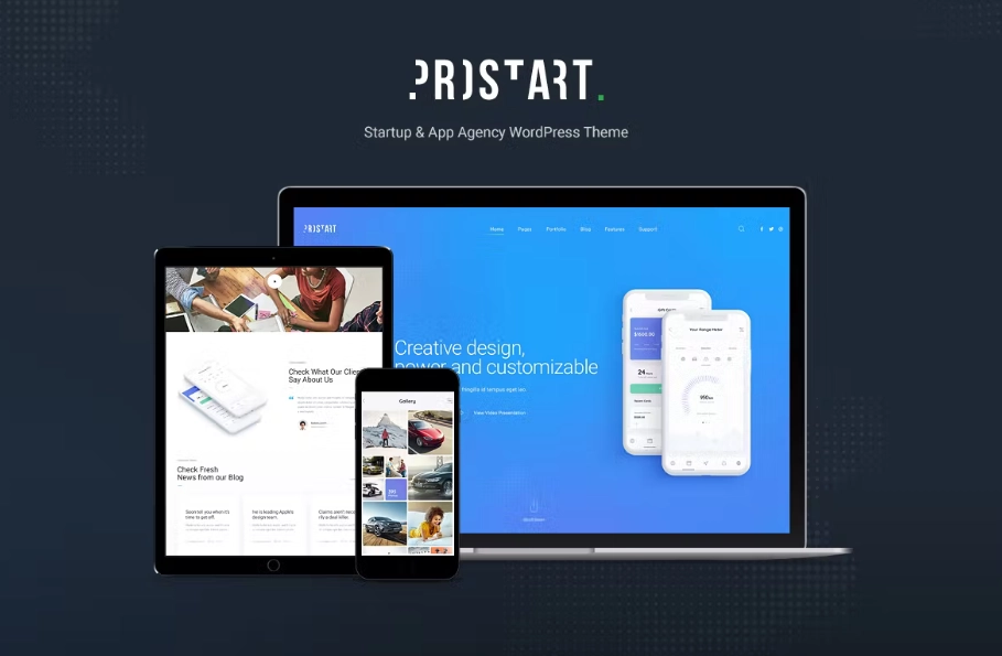 Prostart Startup & Corporate Wordpress Theme 1.1.3