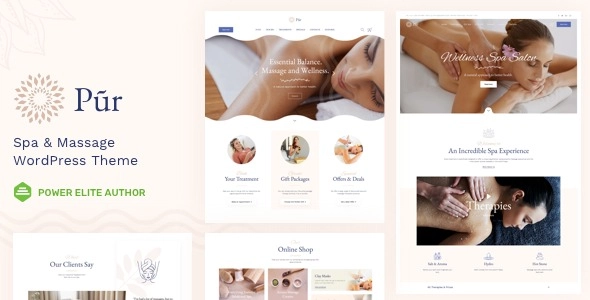 Pur Wellness & Spa Wordpress Theme 13.1