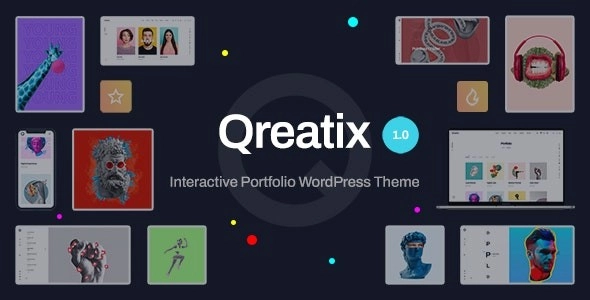 Qreatix – Interactive Portfolio Wordpress Theme 1.6.6