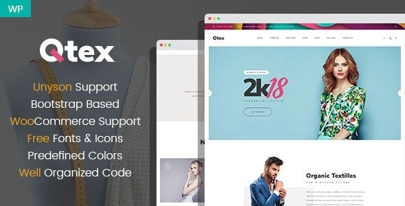 Qtex Manufacturing And Clothing Company Wordpress Theme 1.2.0