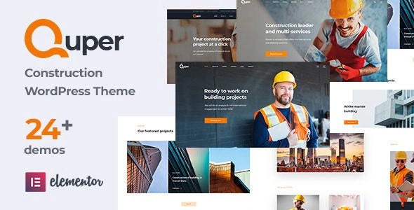 Quper Construction And Architecture Wordpress Theme 1.5