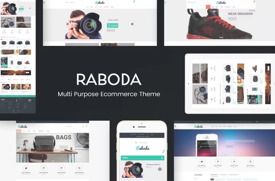 Raboda Ecommerce Responsive Wordpress Theme 1.5.5