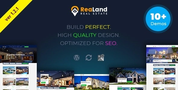 Realand Real Estate Responsive Wordpress Theme 1.2.1