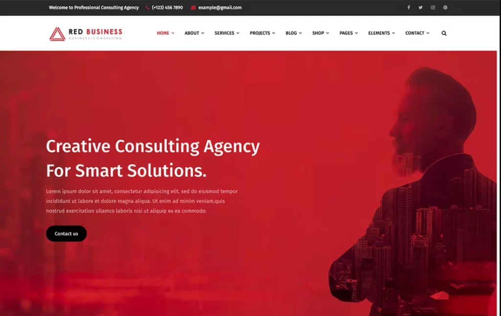 RedBiz – Finance & Consulting Multi-Purpose WordPress Theme 1.2.7