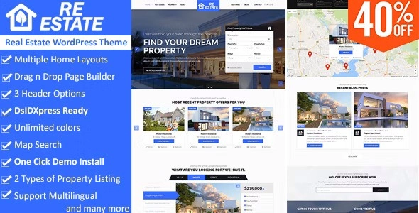 Reestate Real Estate With Mls Idx Listing Realtor Theme 2.6.1