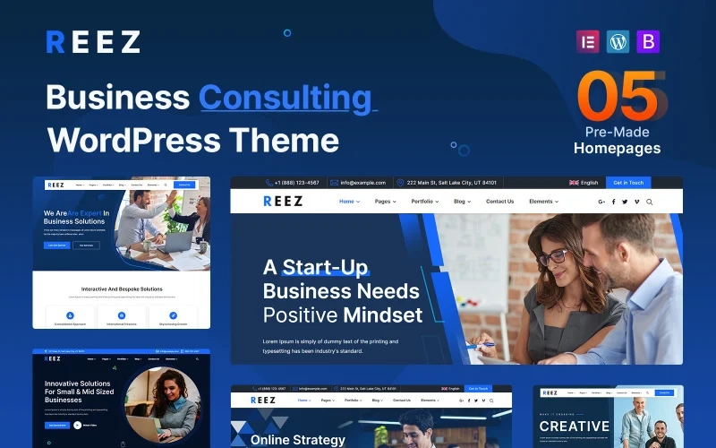 Reez Business Consulting Wordpress Theme 1.0.0