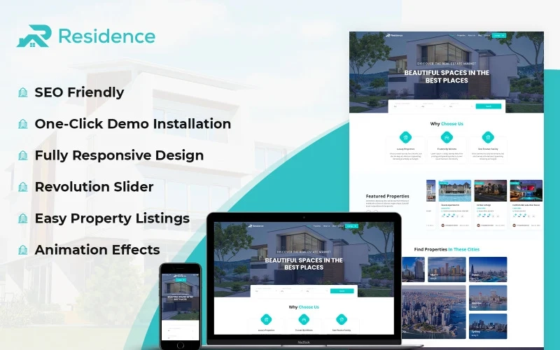 Residence Real Estate Wordpress Theme 4.6.0