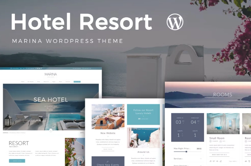 Resort Hotel Wordpress Theme 2.2