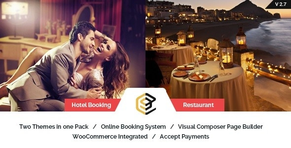 Restaurant And Hotel Wordpress Theme Pearl 2.7