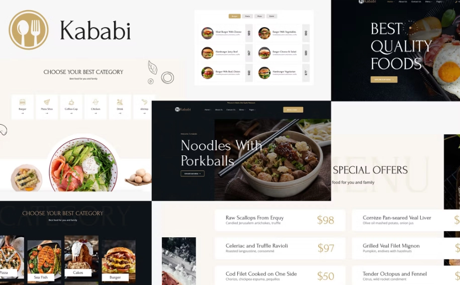 Restaurant Wordpress Theme Kababi 1.0.1