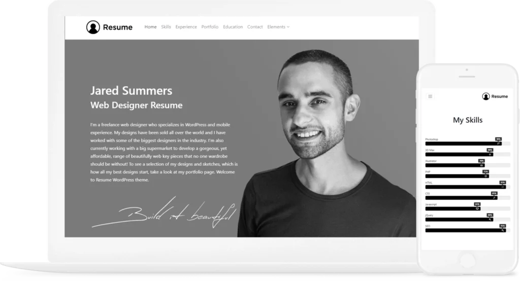 Resume WordPress Theme 2.0.2