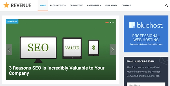 Revenue Wordpress Theme By Happythemes 1.4