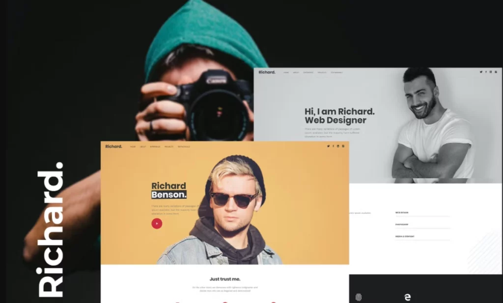 Richard – Onepage Personal WordPress Theme 1.0