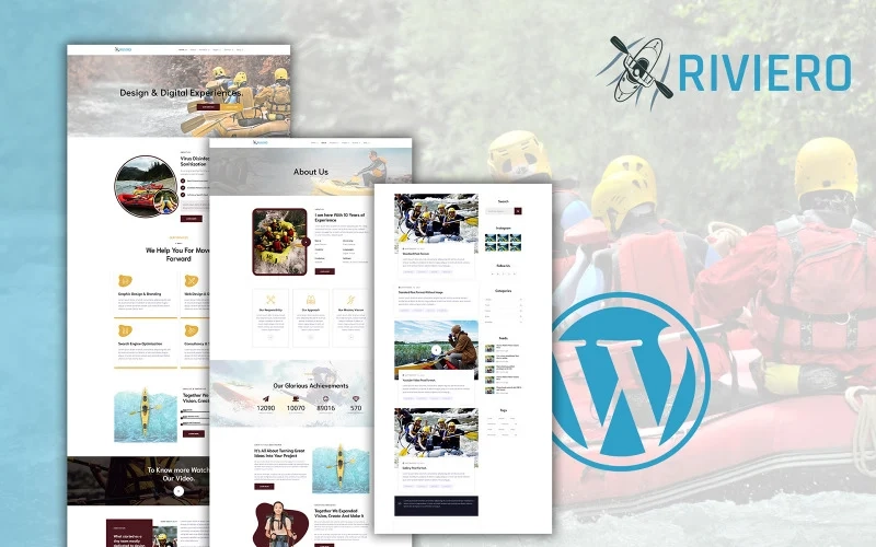 Riviero Rafting Wordpress Theme 1.0.0