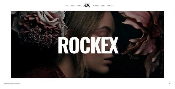 Rockex One Page Portfolio Wordpress Theme 1.0