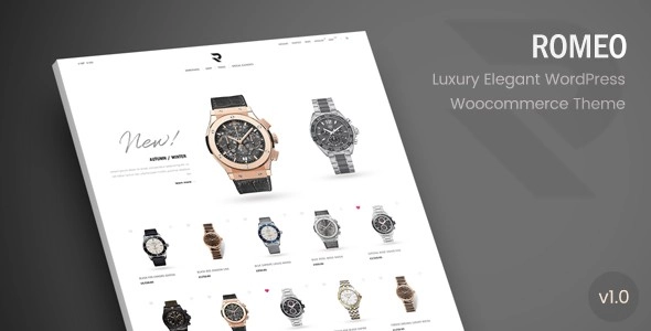 Romeo Luxury Modern Woocommerce Wordpress Theme 1.1