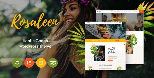 Rosaleen Health Coach, Speaker & Motivation Wordpress Theme 1.0.3