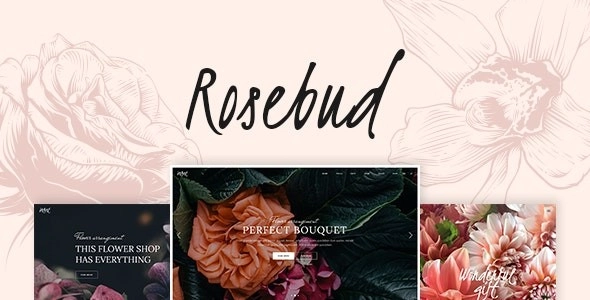 Rosebud Flower Shop And Florist Wordpress Theme 1.5