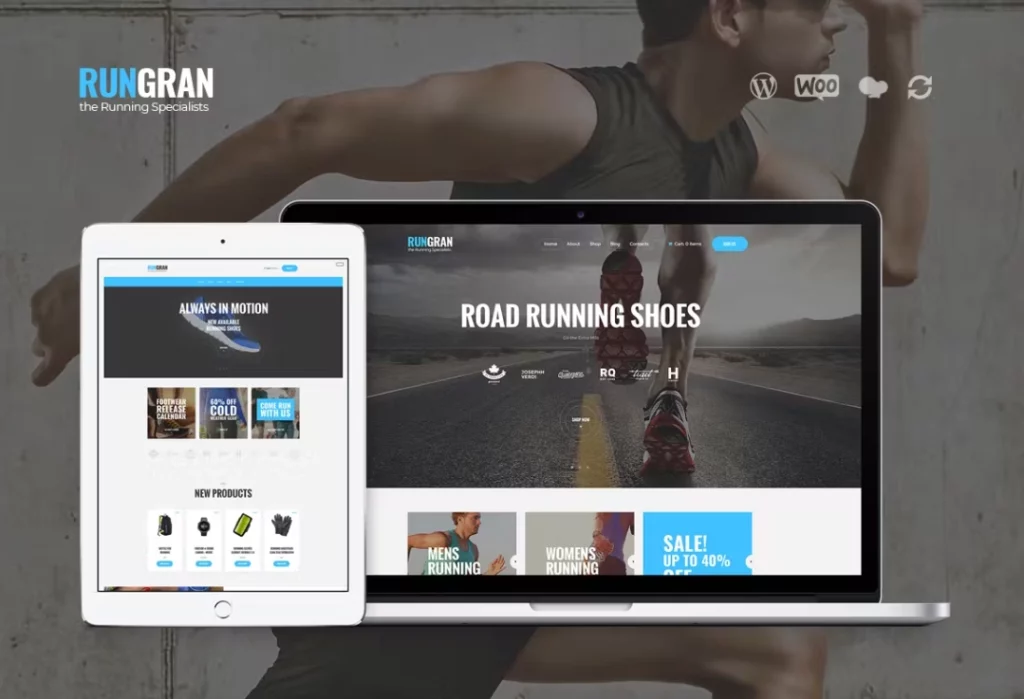 Run Gran – E-commerce Sport Store WordPress Theme 1.1.2