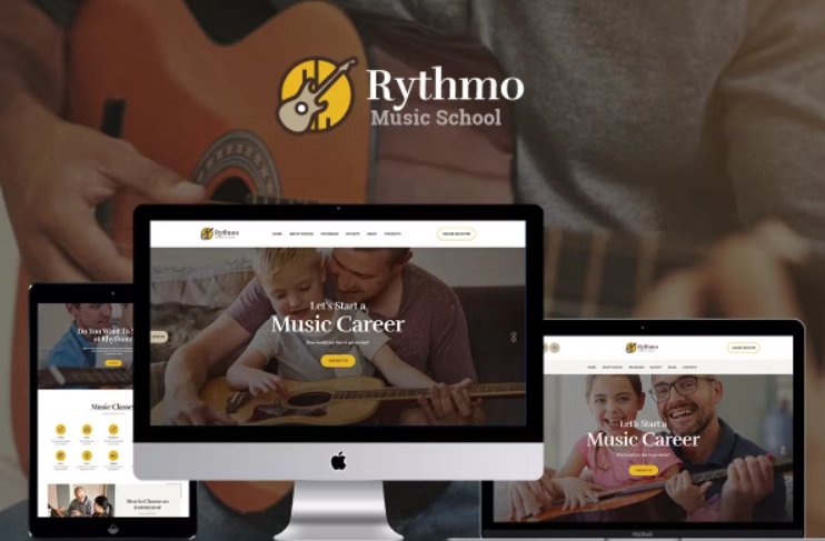 Rythmo Music School Wordpress Theme 1.2.2