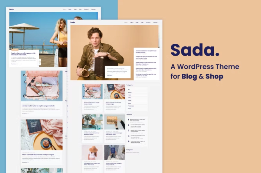 Sada A Wordpress Theme For Blog & Shop 1.1.4