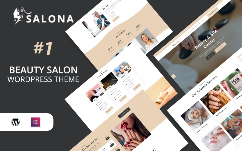 Salona Nail Spa, Massage Spa And Salon Wordpress Theme 1.0.0