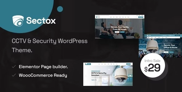 Sectox Cctv & Security Wordpress Theme 1.0.4