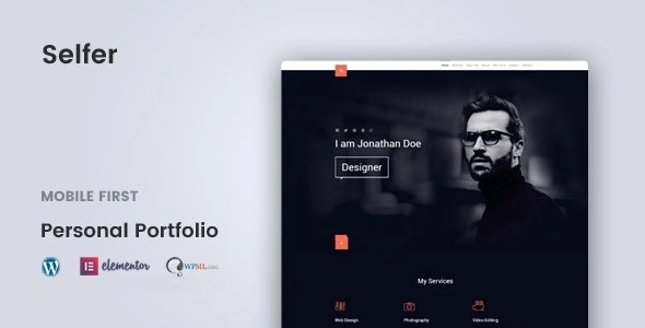 Selfer – Minimal Personal Portfolio Wordpress Theme 1.2.4