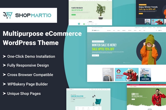Shopmartio – Multipurpose Ecommerce Wordpress Theme 1.0.0
