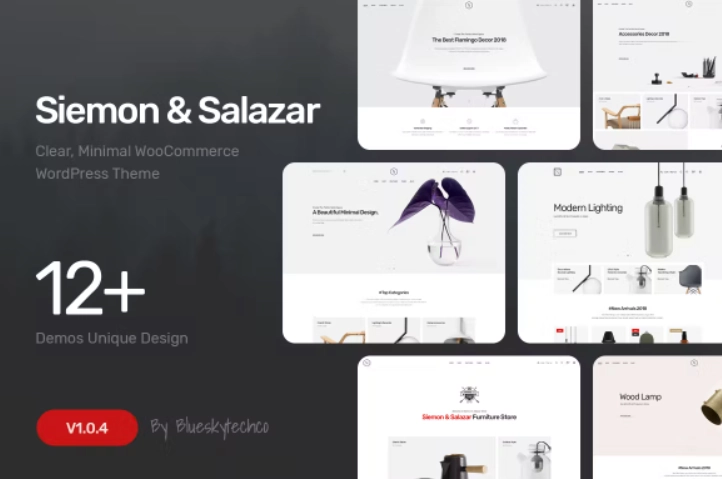 Siemon & Salazar Clean, Minimal Woocommerce Theme 1.1.5