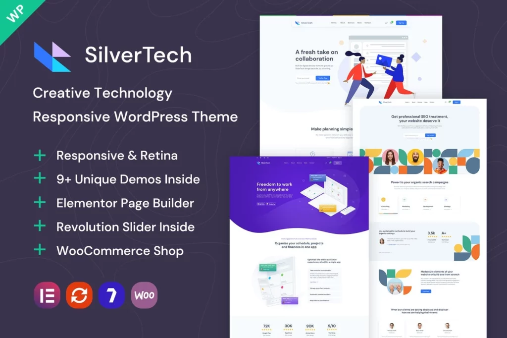 Silvertech – Creative WordPress Theme 1.0.1