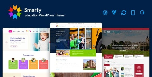 Smarty School Kindergarten Wordpress Theme 3.4.8