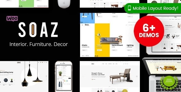 Soaz Furniture Store Woocommerce Wordpress Theme (mobile Layout Ready) 1.0.7