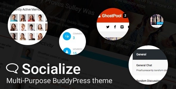 Socialize: Multi Purpose Buddypress Theme 2.43.3