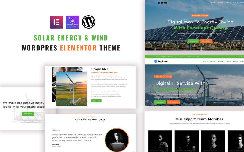 Solarwind Solar Energy And Wind Wordpress Elementor Theme Wordpress Theme 1.0.0