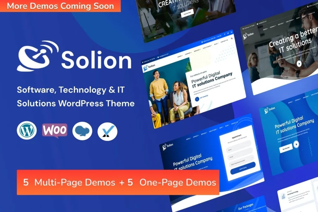Solion – Technology & IT Solutions WordPress Theme 1.1.6