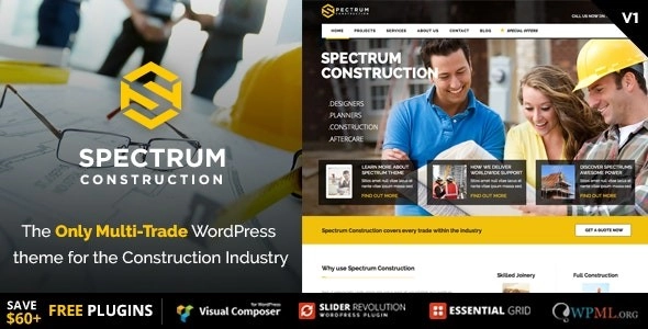 Spectrum Multi Trade Construction Business Theme 3.1.2