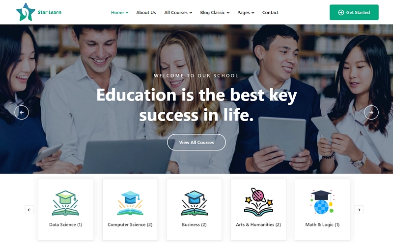 Star Learn Educational And Online Course Wordpress Theme 1.0.0