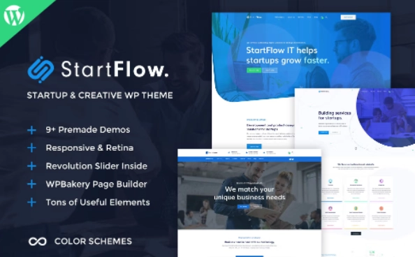 Startflow Creative Multipurpose Wordpress Theme 1.21