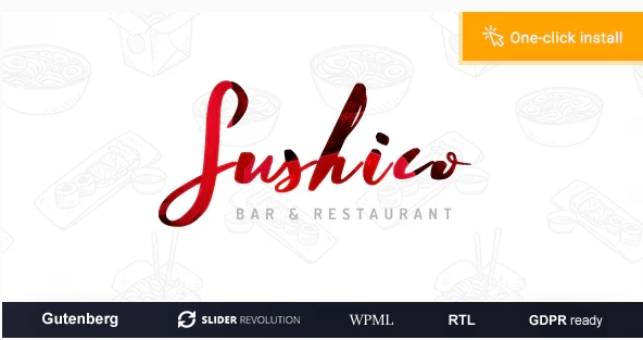 Sushico Sushi And Asian Food Restaurant Wordpress Theme 1.1.1