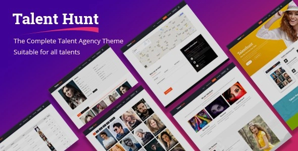 Talent Hunt Wordpress Theme For Model Talent Management Services 1.0.8